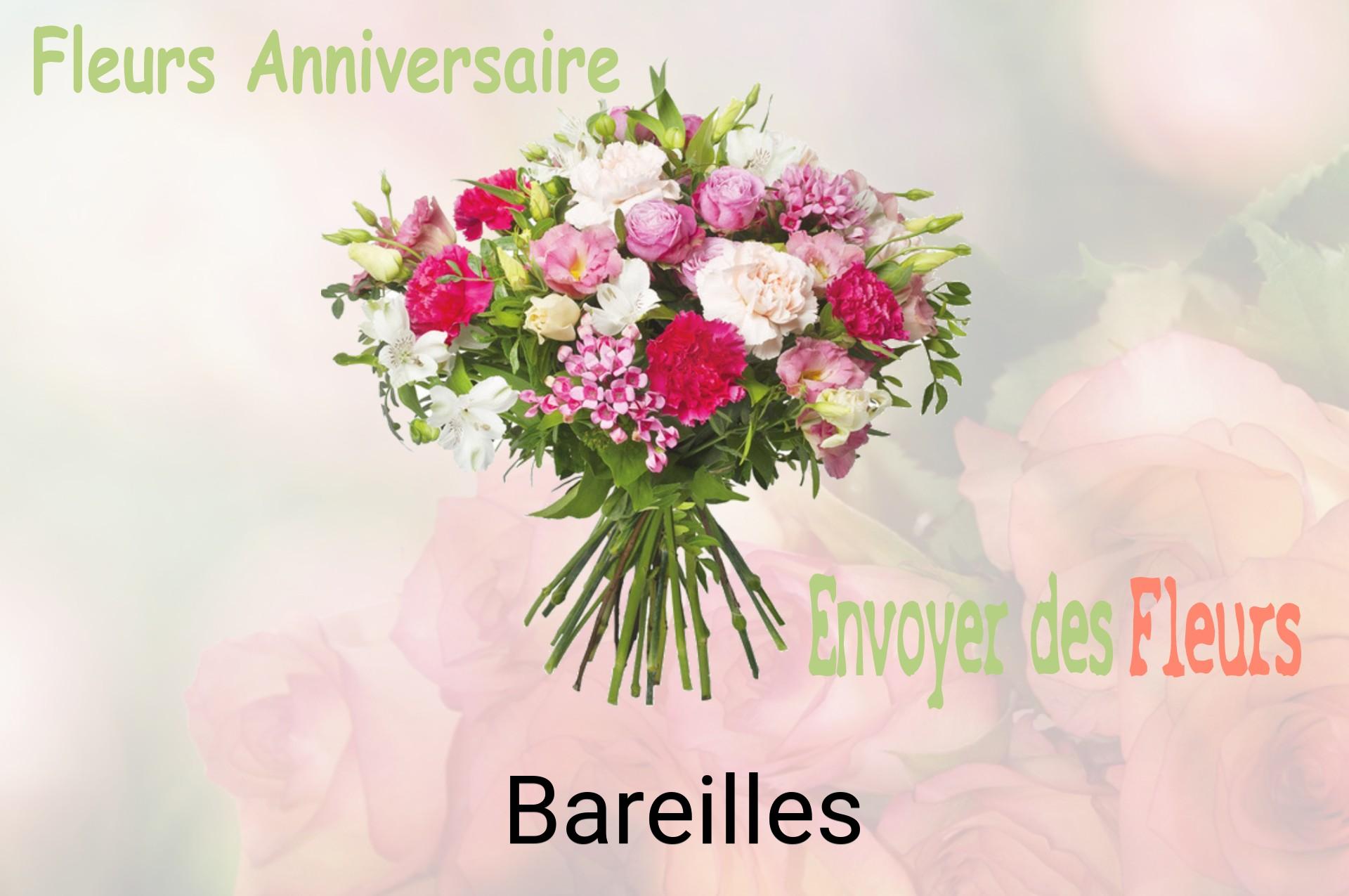 Bouquet de fleurs d’anniversaire livré à Bareilles